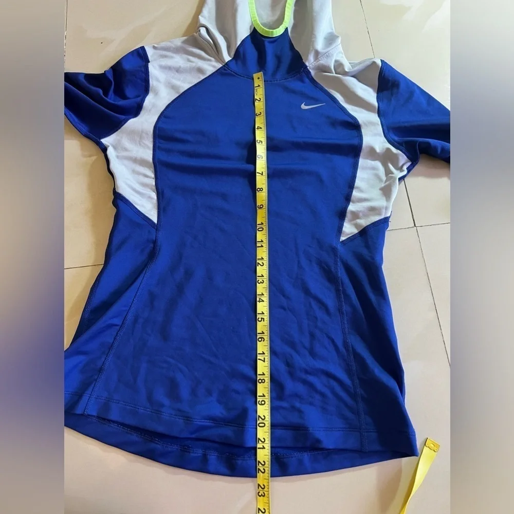 Nike Jacket Unisex Medium Blue Therma Flex Dri Fit Tracksuit Track Top Running